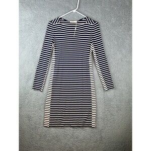 Tory Burch Callan Striped Long Sleeve Dress NWOT sz small